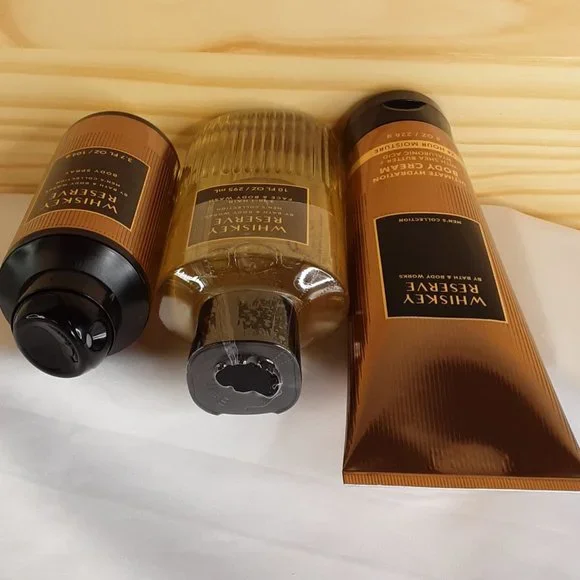 BATH & BODY WORKS 'WHISKEY RESERVE' 3-PIECE GIFT SET BODY WASH, LOTION & MIST - Picture 9 of 14